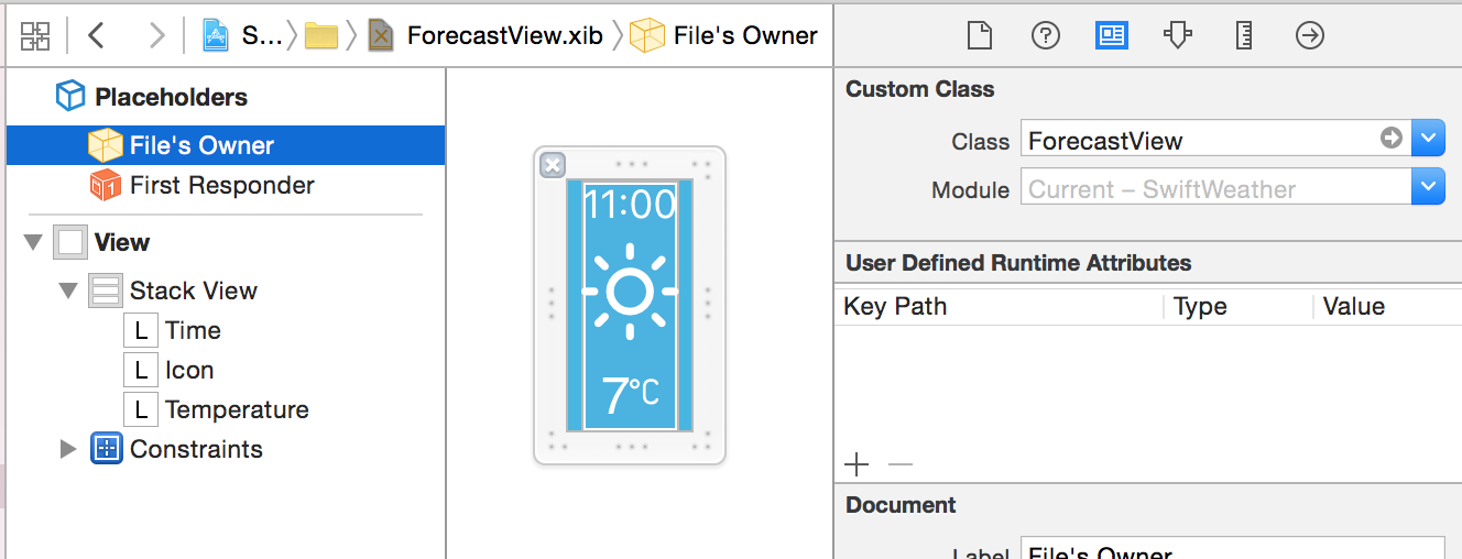 Custom UIView