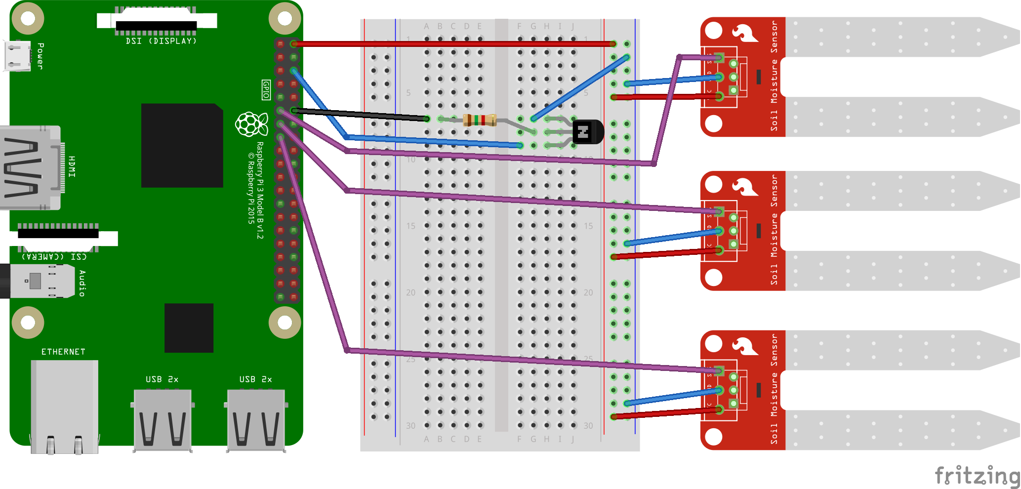 Electronic sketch for digital sensors