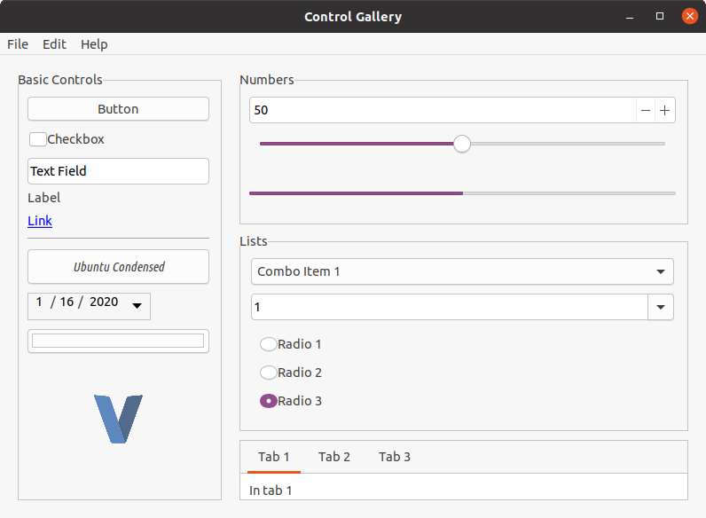 Linux (Ubuntu) Gallery Example