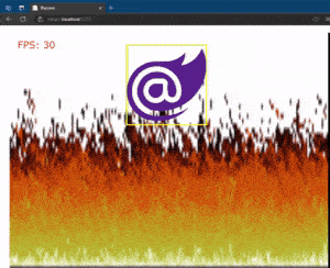 Doom fire effect with Blazorex