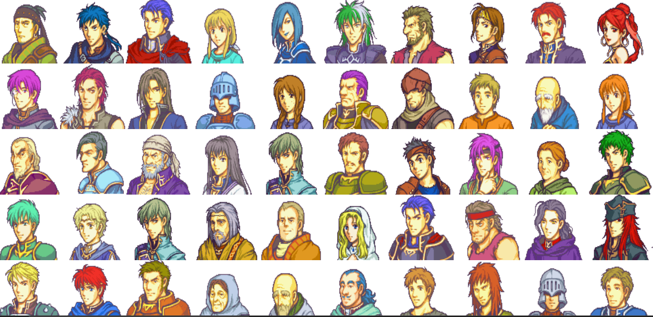 Real Fire Emblem Portraits GBA