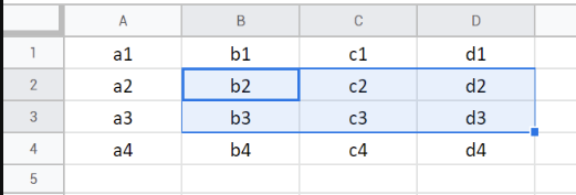 A1 Spreadsheet User Interface