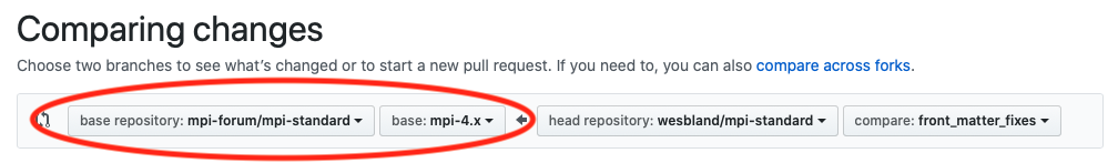 Pull Request Bases