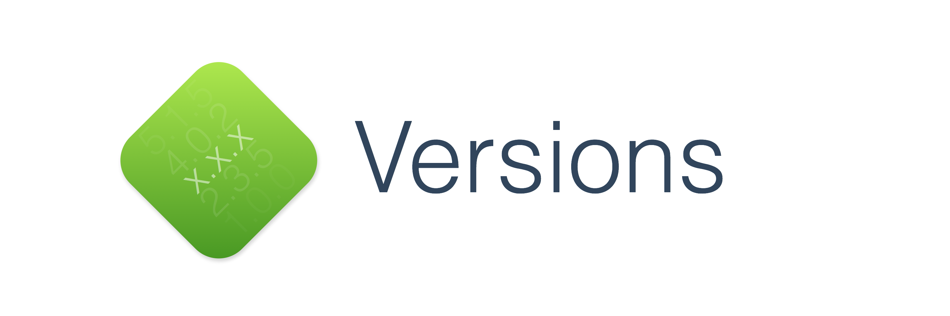 Versions logo